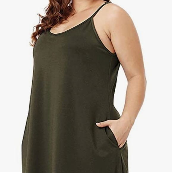 Wolddress Dresses & Skirts - Wolddress Women's Casual Sleeveless Plus Size Maxi Dress with pockets